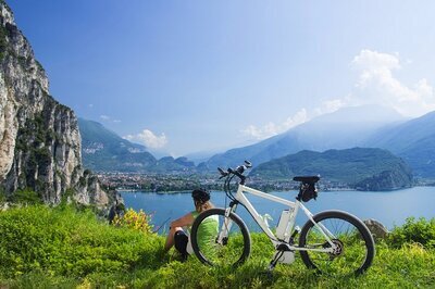 E-Bike am Gardasee, Italien