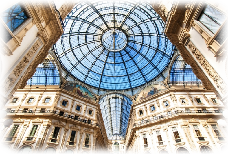 Galleria Vittorio Emanuele II in Mailand, Italien